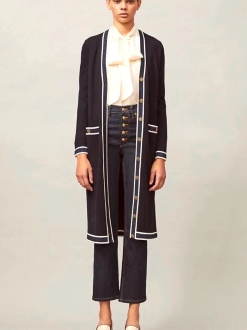 Tory Burch Madeline Long Cardigan